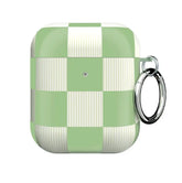 Pistachio Vibe Checkered AirPod Case
