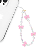 Pink Bow Phone Charm