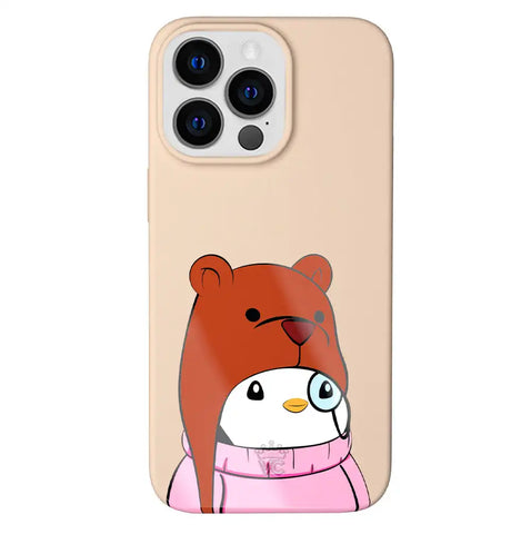 Pudgy Penguins Huddle Up iPhone Case