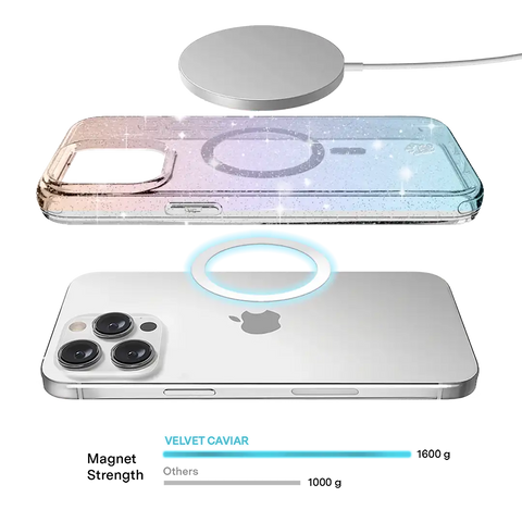 Ombre Stardust Glitter iPhone Case