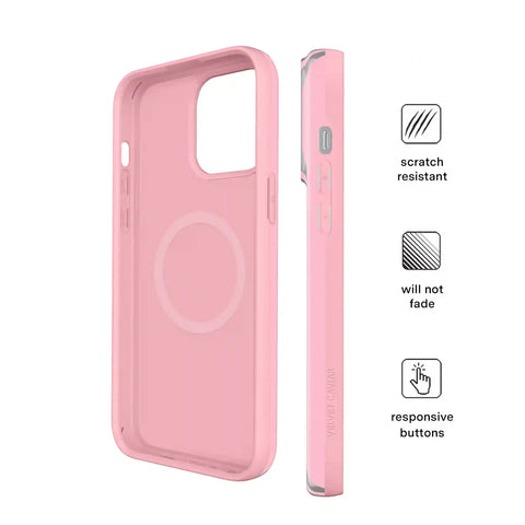 Pink Chrome Stripes iPhone Case