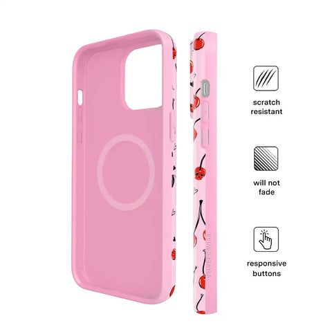 Sour Cherry Skulls iPhone Case