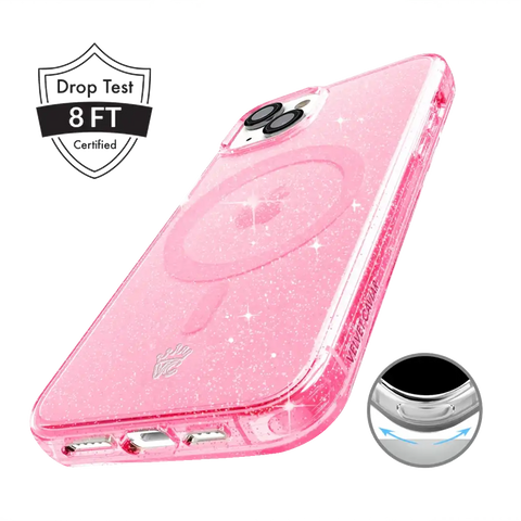 Pink Stardust Glitter iPhone Case