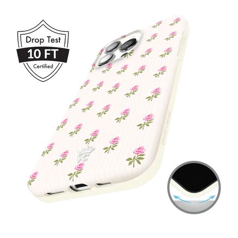 Pink Peony Floral iPhone Case
