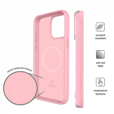 Pink Chrome Stripes iPhone Case