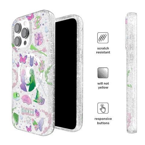 Wicked For Good Glitter iPhone Case