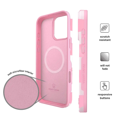 Pink Vibe Checkered iPhone Case