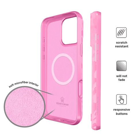 Hot Pink Leopard iPhone Case
