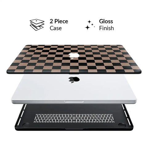 Mocha Vibe Check MacBook Case