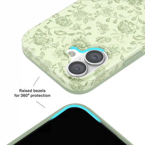 Storybook Sage Floral iPhone Case