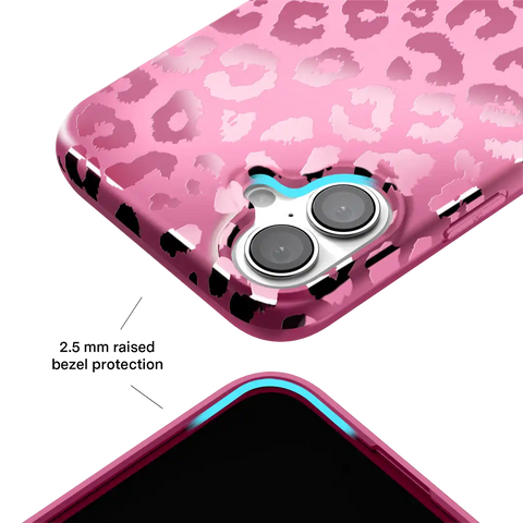 Pink Ruby Leopard iPhone Case