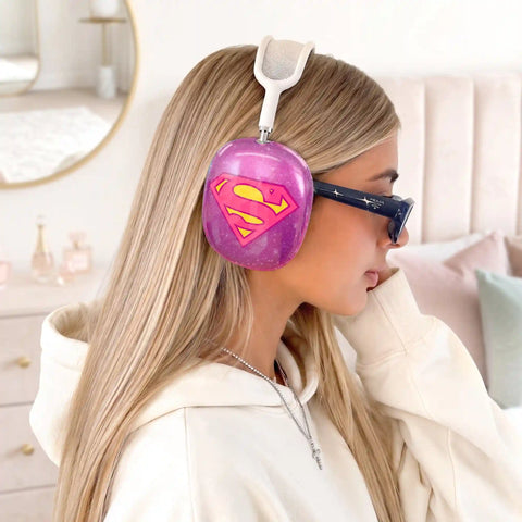 Supergirl Stardust Glitter AirPod Max Case