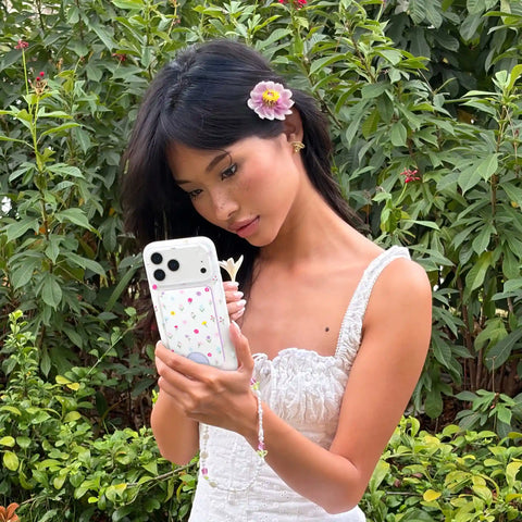 Dreamy Meadow Floral MagSafe Wallet