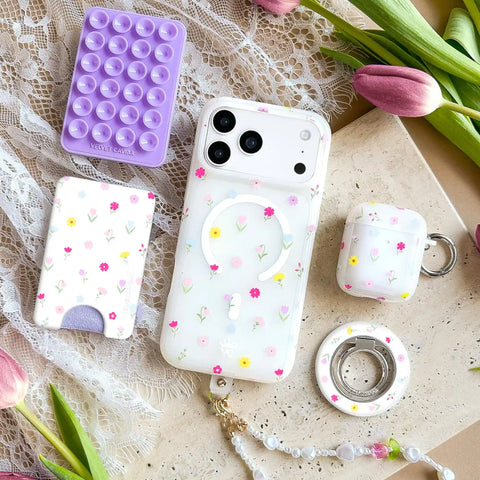 Dreamy Meadow Floral MagSafe Wallet