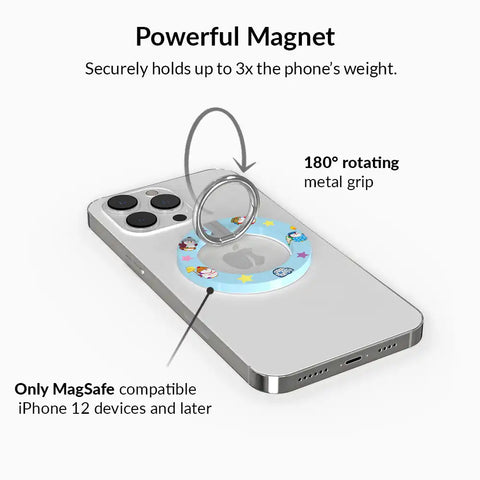 Pudgy Penguins Polar Blue MagSafe Grip Ring