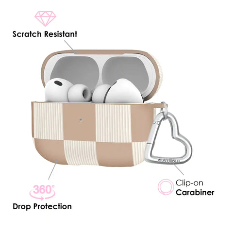 Nude Vibe Checker AirPod Case