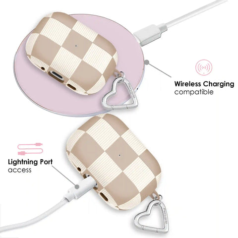 Nude Vibe Checker AirPod Case