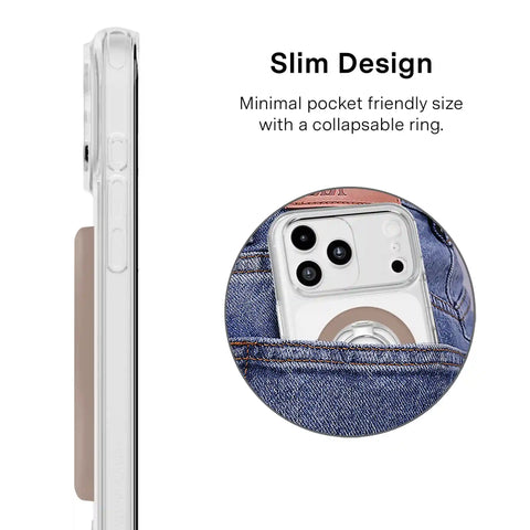 Cashmere Taupe MagSafe Grip Ring