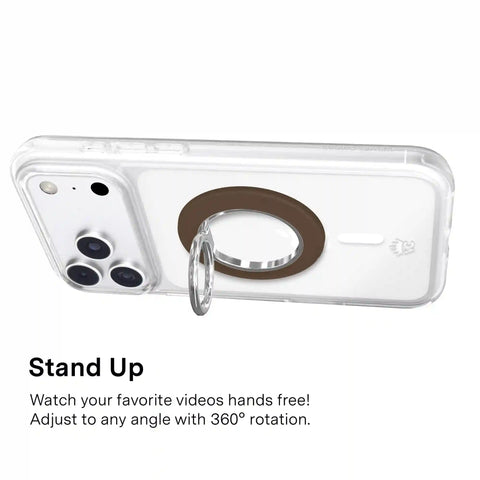 Espresso Brown MagSafe Grip Ring