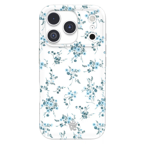 French Blue Floral iPhone Case