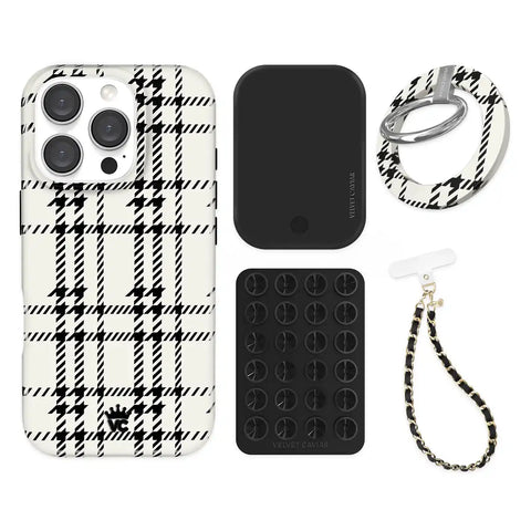 Houndstooth Sweater iPhone Bundle Set - Grip