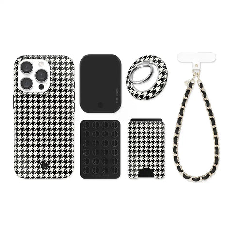 Houndstooth iPhone Bundle Set