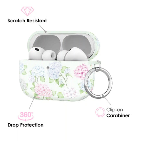 Hydrangea Floral AirPod Case