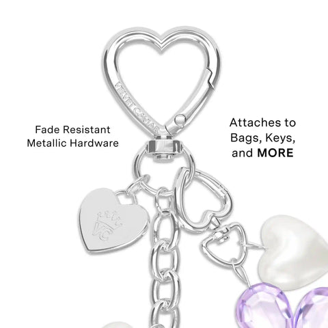 Lavender Cherry Blossom Bag Charm