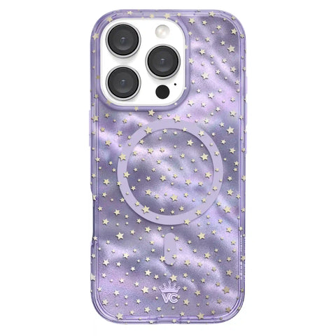 Lilac Celestial Stars iPhone Case