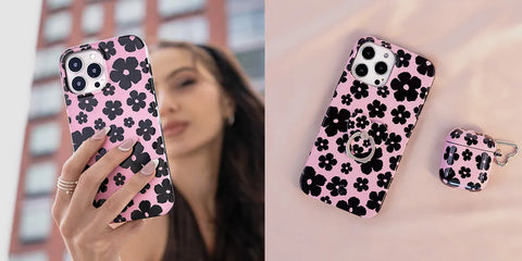 Pink Le Fleur iPhone Case