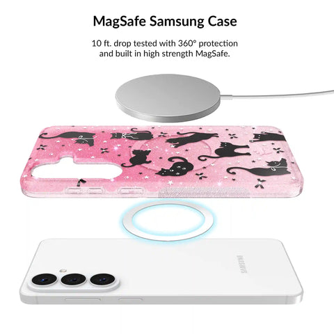 Lucky Kittens Glitter Samsung Bundle Set