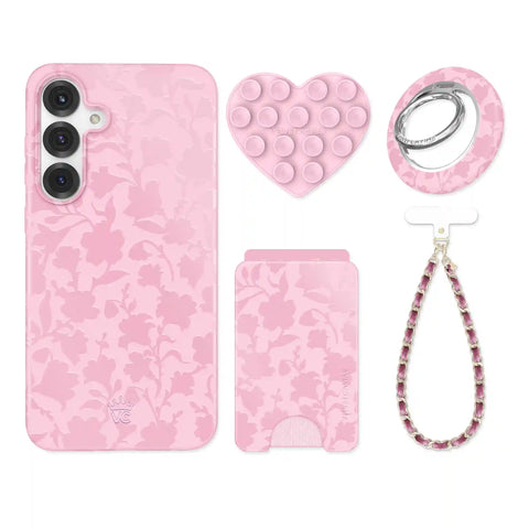 Magical Mauve Floral Samsung Bundle Set