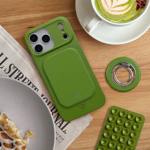 Matcha Green Portable MagSafe Charger Power Pack