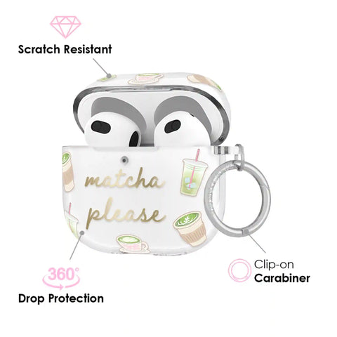 Matcha Please AirPod Case