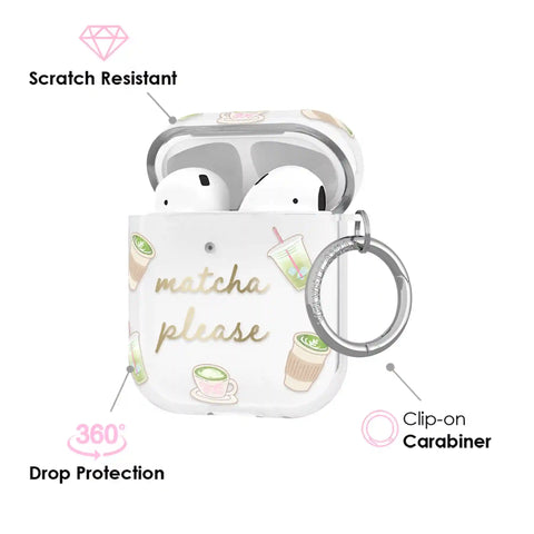 Matcha Please AirPod Case
