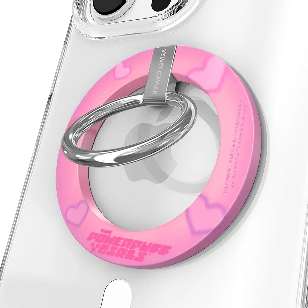 The Powerpuff Girls Airbrush Hearts MagSafe Grip Ring