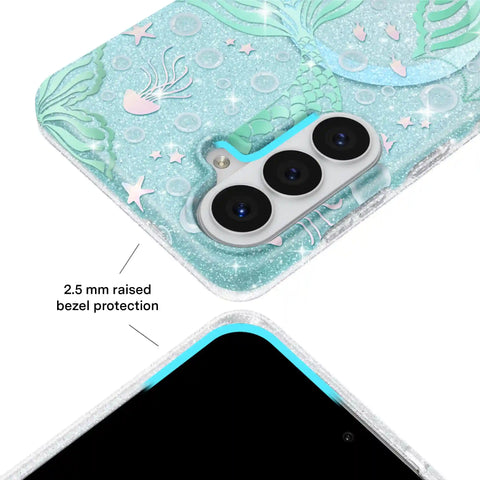 Mermaid Glitter Holo Samsung Case