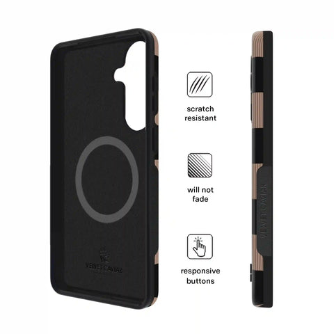 Mocha Vibe Checkered Samsung Case