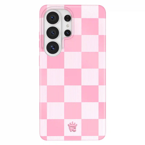 Pink Vibe Checkered Samsung Case