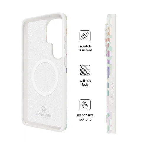 White Opal Leopard Samsung Case
