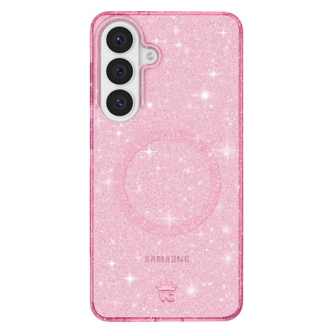 Pink Stardust Glitter Samsung Case