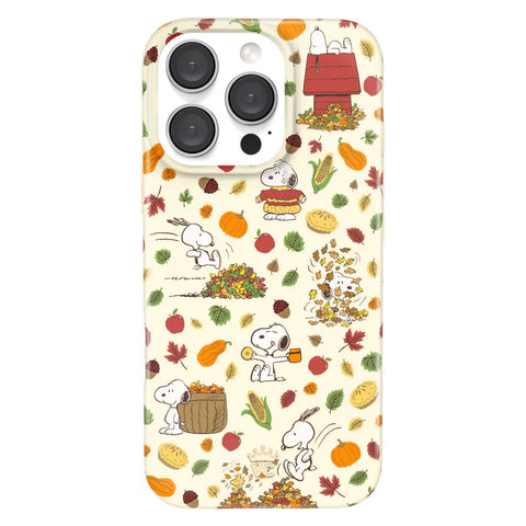 Snoopy Autumn Leaves iPhone Case