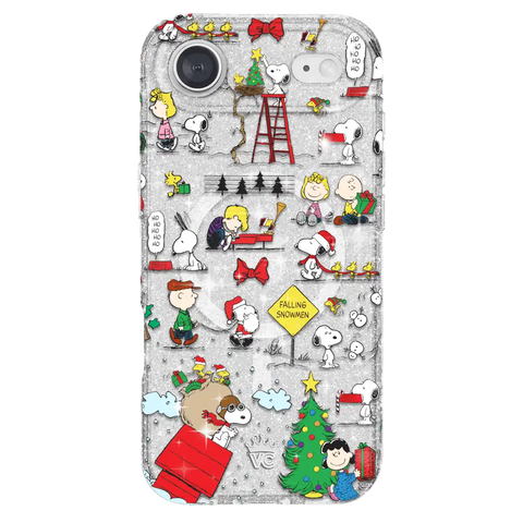 Snoopy Christmas Glitter iPhone Case