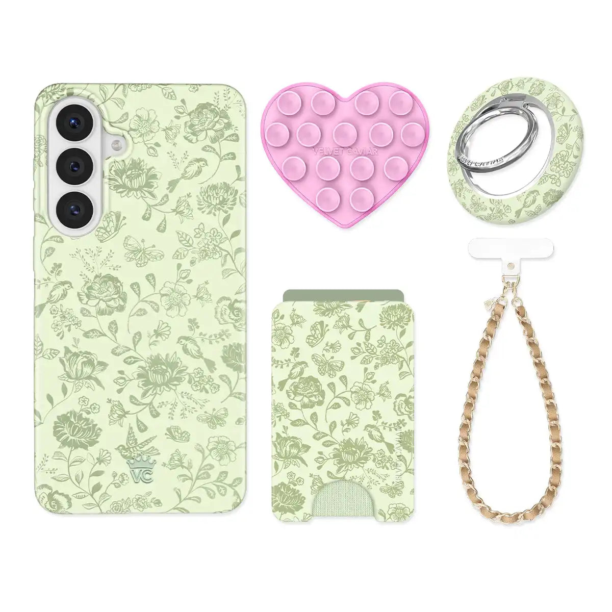 Storybook Sage Floral Samsung Bundle Set