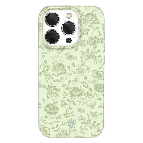 Storybook Sage Floral iPhone Case