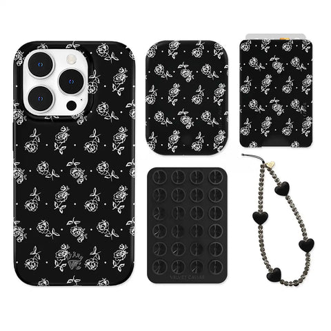 Vintage Roses iPhone Bundle Set - Wallet