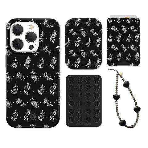 Vintage Roses iPhone Bundle Set - Wallet