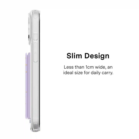 Lilac Celestial Stars MagSafe Wallet