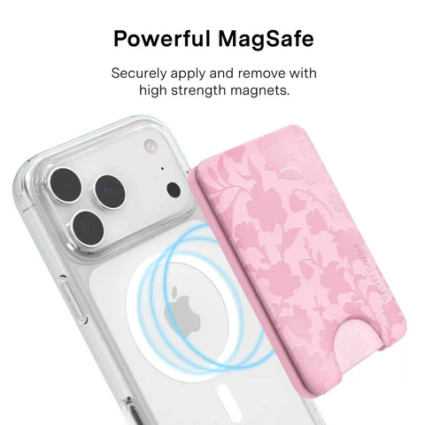 Magical Mauve Floral MagSafe Wallet