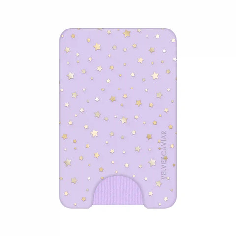 Lilac Celestial Stars MagSafe Wallet